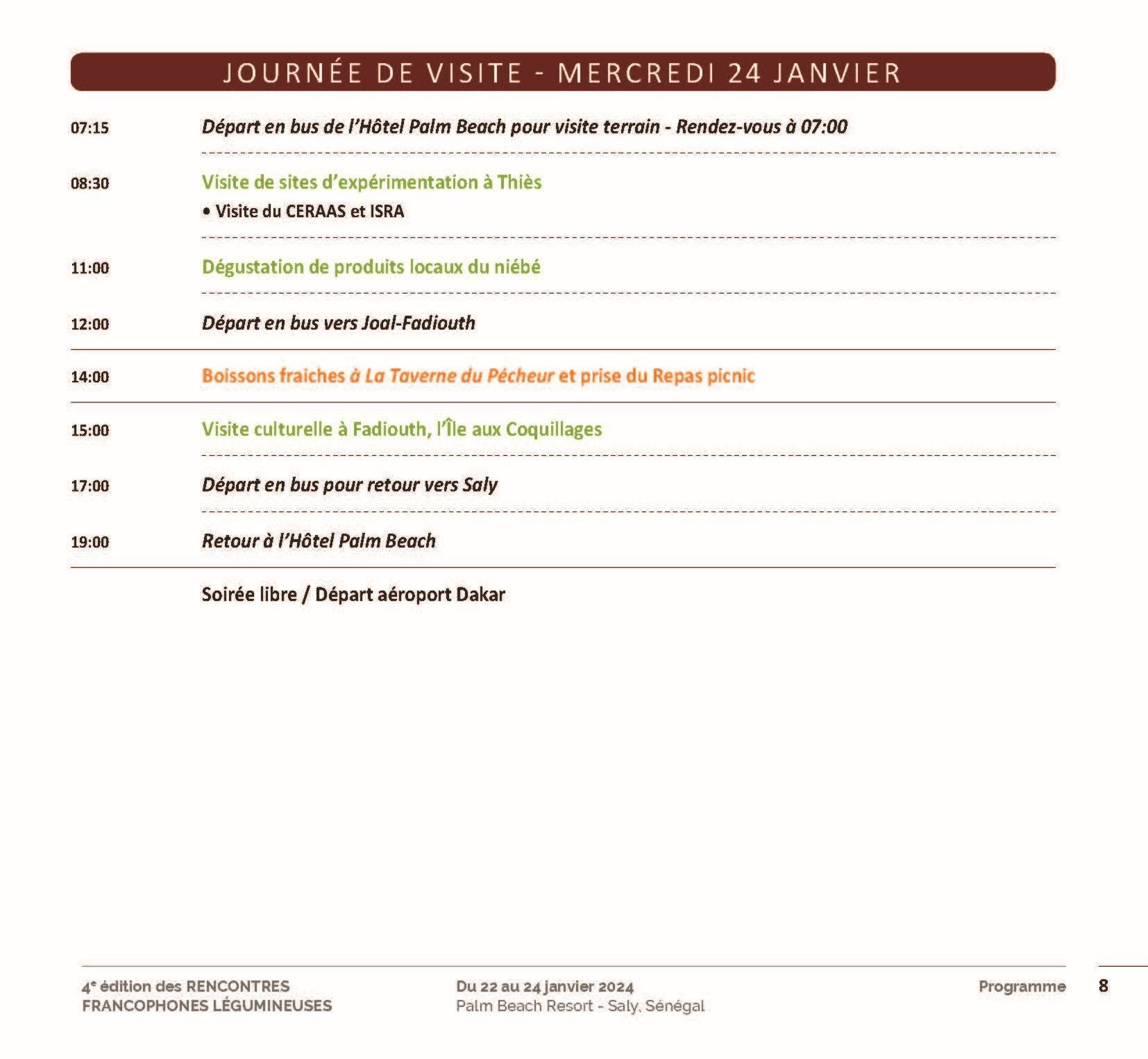 Programme mercredi Programme mercredi